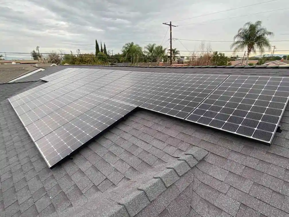 Social share image of rooftop with new solar panel installation provided by Cinran Electrical Solutions, Inc.